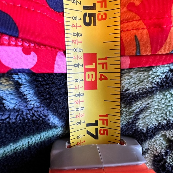 Adidas Red Long Sleeve Graphic Crop Blouse - Picture 8 of 9